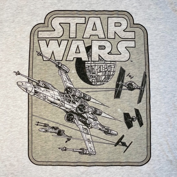 Gray Star Wars T-shirt - Picture 2 of 6